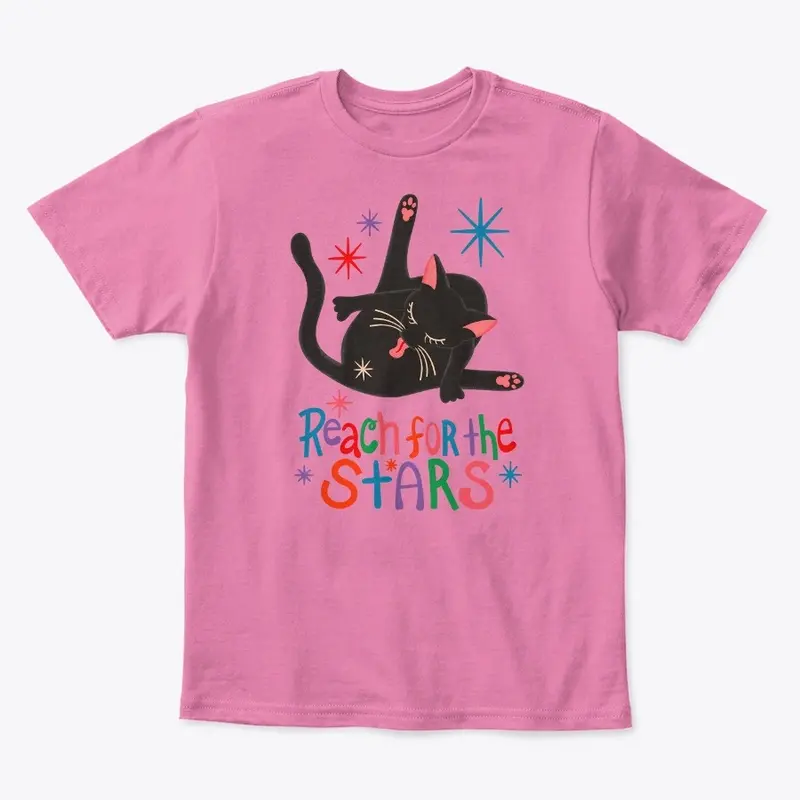 Reach For The Stars - Funny Cat Butt Pun