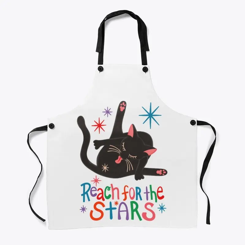 Reach For The Stars - Funny Cat Butt Pun