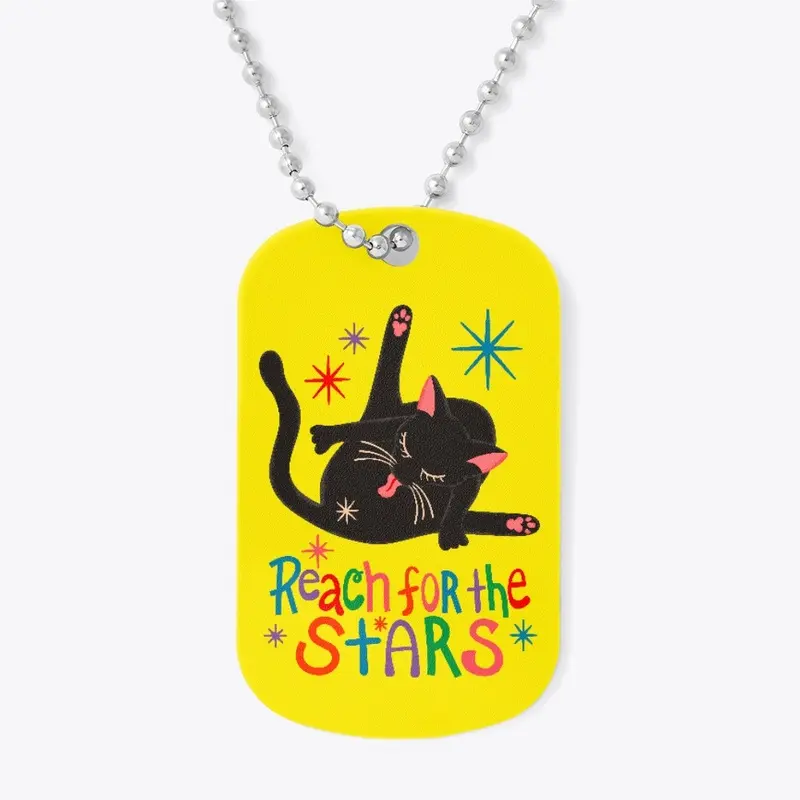 Reach For The Stars - Funny Cat Butt Pun