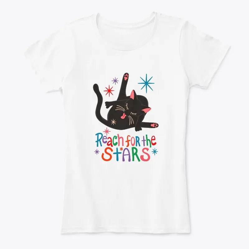 Reach For The Stars - Funny Cat Butt Pun